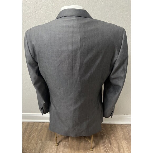 Jos A Bank Joseph Sport Coat Mens Size 41R SLIM FIT Blazer Wool Gray Jacket - Picture 6 of 16